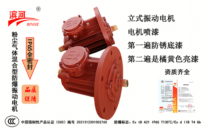 YBZXF-10-4立式防爆振动电机新乡厂家制造