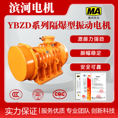 滨河防爆振动电机源头厂家八极YBZD-140-8隔爆型振动电机