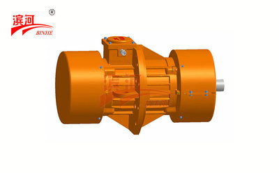 粉尘侧板防爆振动电机YBZX-75-4功率3.7kW