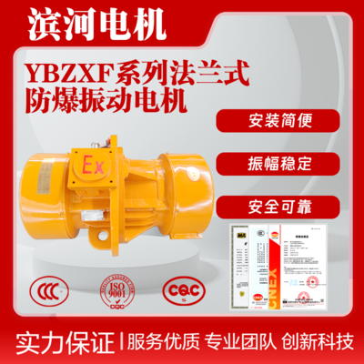 侧板防爆振动电机YBZXF系列粉尘气体隔爆型